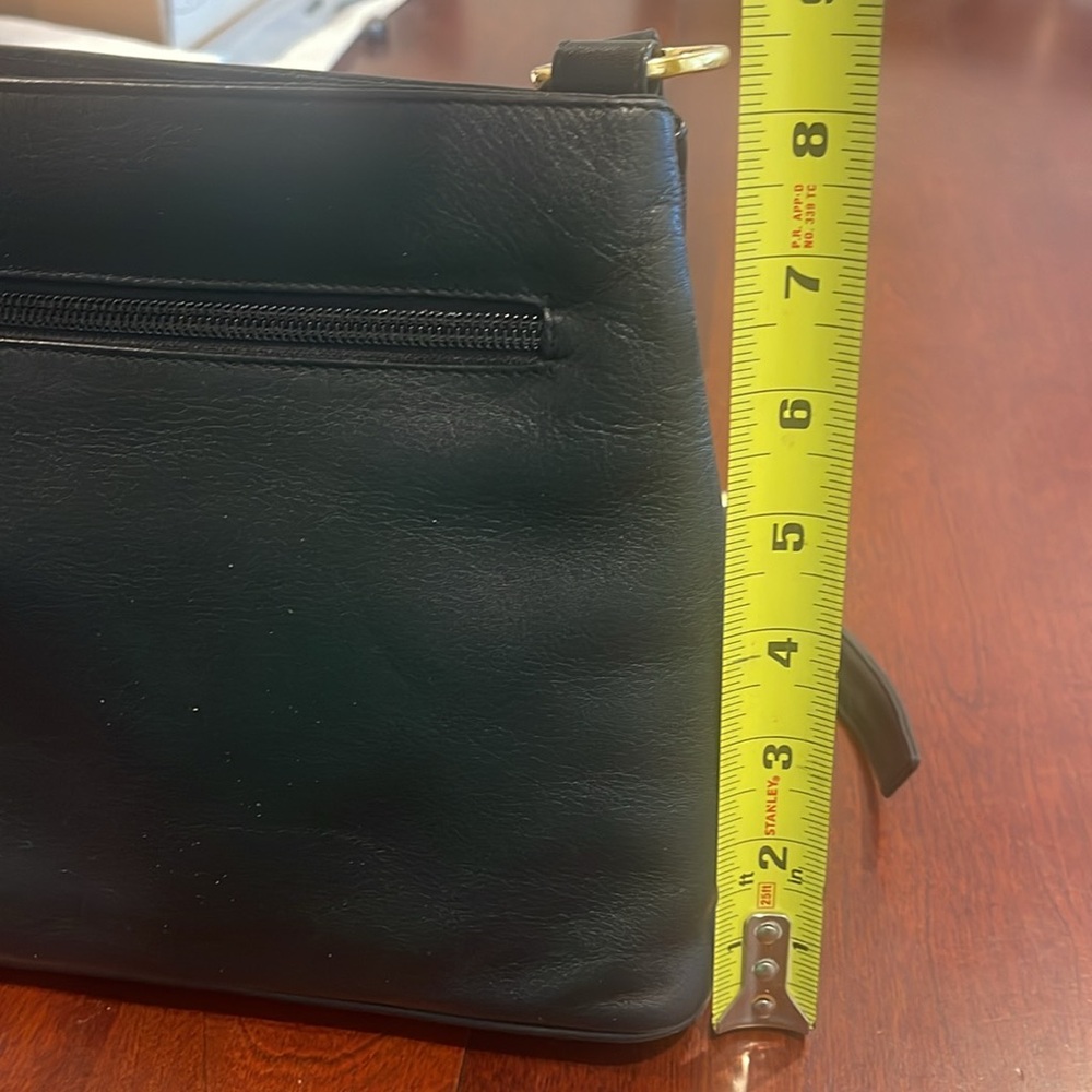 Vintage Paloma Picasso Black Leather Shoulder Bag - Picture 8 of 12